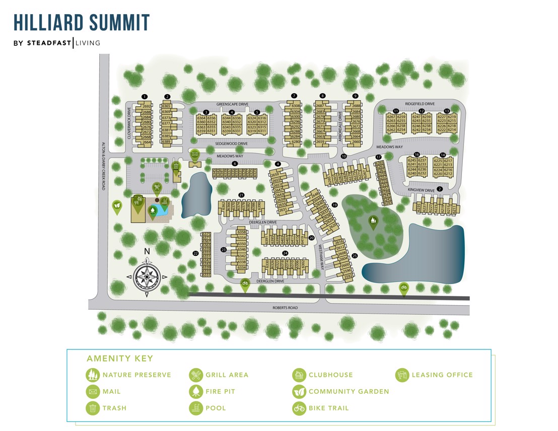 Hilliard Summit - Community Map